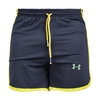 شلوارک ورزشی مردانه UNDER ARMOUR سرمه ای DS خط زرد