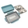 ظرف غذا لانچ باکس تینگل مدل ۲BOX-SUS8185 ظرفیت ۰.۶۴ لیتر