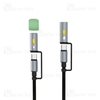 کابل Type-C به Type-C چندکاره بیوا Biva C-38 4 in 1 Multifunction Data Cable طول 1.2 متر توان 60 وات