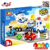 لگو دوپلو کامیون و هلیکوپتر پلیس قطعه درشت کودک JDLT 5426