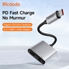 تبدیل Type C اتصال همزمان هندزفری و شارژر Mcdodo CA-5050 Audio Adapter Type C توان 60 وات