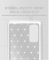 قاب محافظ ژله ای سامسونگ Samsung Galaxy S20 Rugged Armor Fiber Carbon