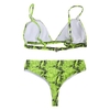 ست بیکینی زنانه مدل Snakeskin-4B0198 سبز