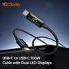 کابل Type-C به Type-C مک دودو Mcdodo CA-800 طول 1.2 متر توان 100 وات