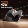 شارژر دیواری 2 پورت مک دودو Mcdodo CH-428 FreeGo GaN توان 40 وات همراه با کابل متصل