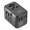 شارژر دیواری و مبدل برق بیوا Biva PS-11 GaN Universal Travel Adapter توان 100 وات