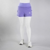 شلوارک کشاله دار ورزشی زنانه ریباک مدل چاکدار HMT-021 بنفش