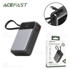پاوربانک 20000 ایس فست ACEFAST M21 توان 65 وات همراه با کابل متصل