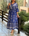 پیراهن فلور ترمه ناز 6128