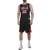 ست رکابی و شلوارک بسکتبالی مردانه شیکاگو بولز مدل Dri Fit-9996 مشکی