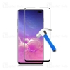 گلس تمام صفحه تمام چسب خمیده Samsung Galaxy S10 Plus Full Screen Glass