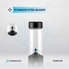 مخلوط کن قابل حمل شارژی پاورولوژی Powerology 6-Blade Portable Juicer PN6BPJBK