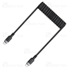 کابل Type-C به Type-C فنری ایس فست ACEFAST C14-03 طول 1.2 متر توان 60 وات
