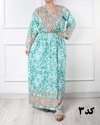 پیراهن نخی چپ و راستی حاشیه دار(حراج یک هفته ای) 6928