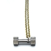 گردنبند استیل طرح دمبل زنجیر دات مدل ۲۲۶۱۸