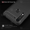 قاب فیبر کربنی موتورولا Motorola Moto G8 Power Lite Rugged Armor Fiber Carbon