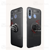 قاب ژله ای طرح چرم انگشتی سامسونگ Samsung Galaxy M30 Becation A.F Magnetic Ring