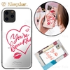 قاب آینه ای Apple iphone 11 Pro Kingxbar Swarovski Heart Series