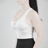 نیم تنه زیپ دار ورزشی زنانه نایک مدل SRN-4F0683 سفید