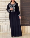  پیراهن الهه سه طبقه نخی محرمی 6938