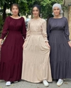 ساحلی خسته کش آستین بلند تک رنگ نخی 144