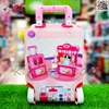 چمدان پت شاپ اسباب‌بازی سگ همراه با لوازم جانبی مدل Pet Shop Toy 535F