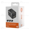 شارژر دیواری و مبدل برق بیوا Biva PS-11 GaN Universal Travel Adapter توان 100 وات