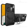 قاب ضد ضربه مگنتی Xiaomi Poco M4 Pro 4G Magnetic Support Case دارای محافظ دوربین