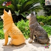 فیگور حیوانات ماکت سگ هاسکی اسباب بازی نرم و گوشتی بزرگ Husky dog figure﻿﻿ 543