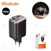 شارژر دیواری 2 پورت مک دودو Mcdodo CH-428 FreeGo GaN توان 40 وات همراه با کابل متصل
