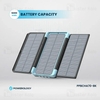 پاوربانک خورشیدی 16000 پاورولوژی Powerology PP070 Multi-Cable Power Bank PPBCHA70 با کابل متصل