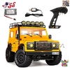 ماشین کنترلی لندرور دیفندر افرود با چراغ پروژکتور اسباب بازی OFF ROAD CRAWLER D90