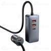 شارژر فندکی بیسوس Baseus Share Together CCBX-120C2 CCBT-A0G Car Charger دارای 4 پورت و توان 120 وات