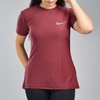تیشرت ورزشی زنانه نایک مدل mub-7221 بادمجانی