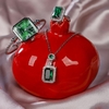 ست دخترانه ساعت و گردنبند و انگشتر Emerald مدل 3737