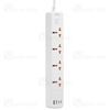 چند راهی برق و شارژر بیوا Biva PS-05 Power Strip دارای 4 پورت