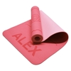 مت یوگا و پیلاتس سوپر اکو فرندلی دو رو مدل Plus-Flower ضخامت ۸ میلی متر کاوردار