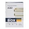 ظرف غذا لانچ باکس مدل ۲BOX_delicious ظرفیت ۱.۵ لیتر