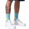 جوراب نیم ساق اسپرت ایسی کلاب مدل WAY UP-900 آبی روشن