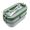 ظرف غذا مینیمال دو طبقه مدل ۳BOX ظرفیت ۱.۸ لیتر