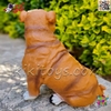 فیگور حیوانات ماکت سگ بولداگ اسباب بازی نرم و گوشتی بزرگ Bulldog dog figure﻿﻿ 770