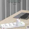 چند راهی برق و شارژر الدینیو LDNIO SC4408 Defender Series Power Strip EU دارای 4 پورت USB