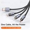 کابل سه سر مک دودو Mcdodo CA-7150 3 In 1 USB Data Cable توان 100 وات طول 1.2 متر
