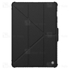 کاور چرمی هوشمند نیلکین سامسونگ Samsung Tab S10 Fe Plus Nillkin Bumper Leather Case Pro