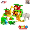 لگو دوپلو باغ وحش حیوانات اسباب بازی کودک قطعه درشت JDLT 5286