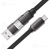 کابل دو سر Type-C و USB ایس فست ACEFAST C13-05 طول 20 سانتی‌متر توان 60 وات