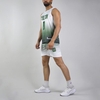 ست رکابی و شلوارک ورزشی مردانه مدل PY-NBA-4C0458 سفید سبز