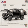 ماکت فلزی ماشین مرسدس بنز BENZ G550 V8 مقیاس 1:24