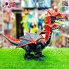 ربات دایناسور و اژدها سه سر راهرو و تخم گذار موزیکال اسباب بازی DINOSAUR 919