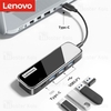 هاب 4 پورت تایپ سی لنوو Lenovo EC04 4 in 1 HUB ADAPTER 3USB 3.0 1PD